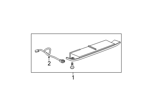 2012 Chevy Volt High Mount Lamps Diagram