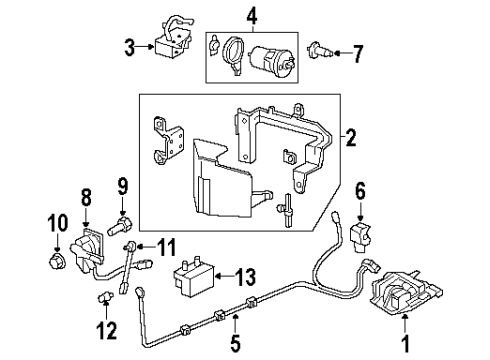 2003 Oldsmobile Aurora Anti-Lock Brakes Diagram