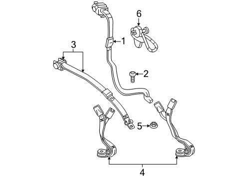 2004 Pontiac Sunfire Seat Belt Diagram