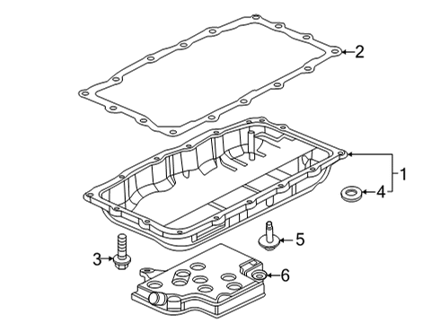 2022 Cadillac CT5 Magnet Diagram for 24274971