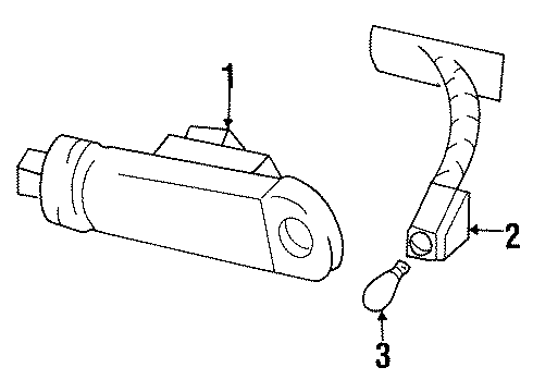 2000 Chevy Lumina Rear Lamps - Side Marker Lamps Diagram