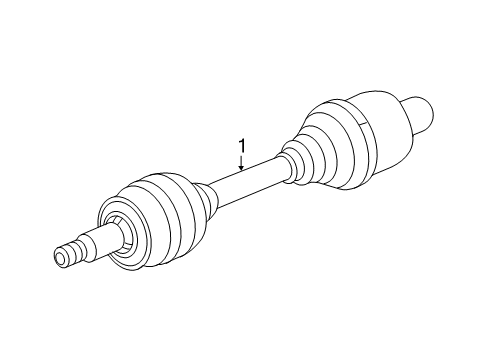 2022 Chevy Equinox Carrier & Front Axles Diagram