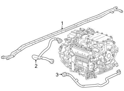2023 Cadillac LYRIQ Hoses, Lines & Pipes Diagram