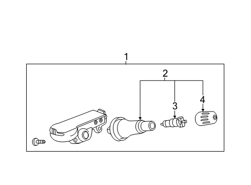 2014 Buick LaCrosse Tire Pressure Monitoring Diagram