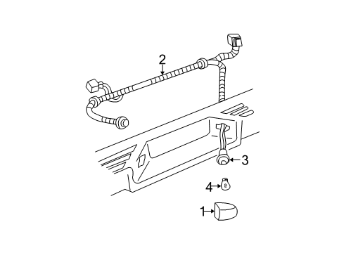 2005 Cadillac Escalade License Lamps Diagram