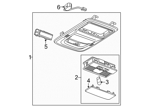 2012 Chevy Caprice Overhead Console Diagram