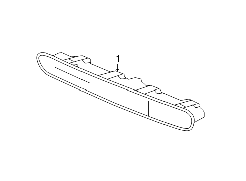2022 Chevy Camaro High Mount Lamps Diagram