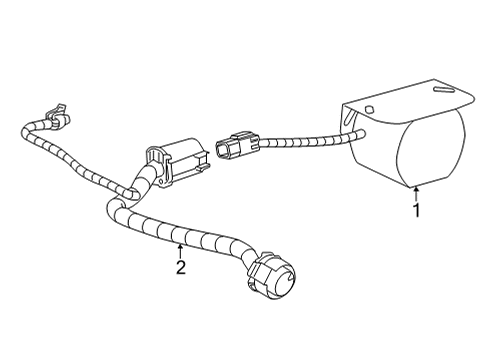2020 GMC Sierra 3500 HD Electrical Components Diagram 2 - Thumbnail