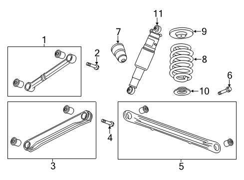 2017 GMC Yukon Rear Suspension Diagram
