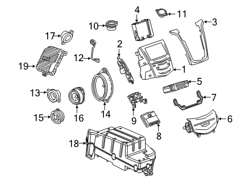 2020 Cadillac Escalade Sound System Diagram