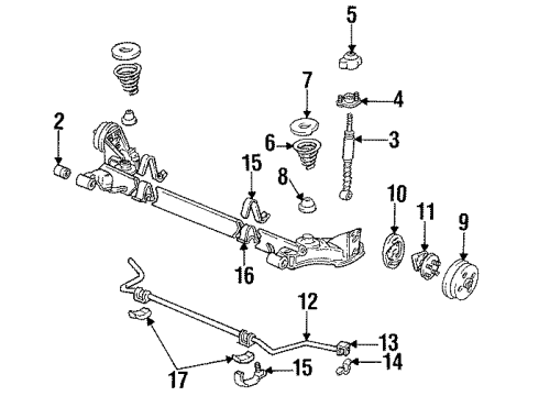 1990 Pontiac Grand Am Rear Brakes Diagram