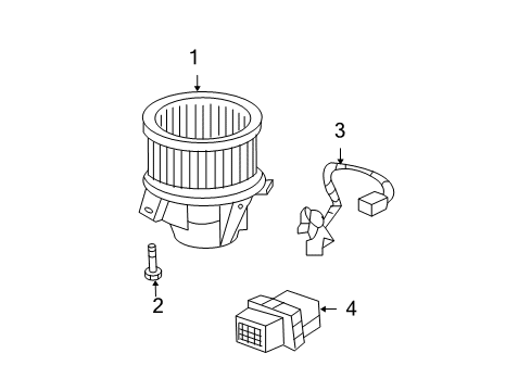 2012 GMC Acadia Auxiliary Heater & A/C Diagram