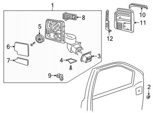 2022 GMC Sierra 3500 HD Automatic Temperature Controls Diagram