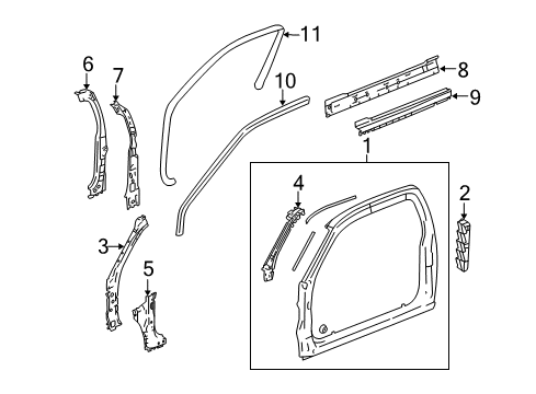 2012 GMC Canyon Uniside Diagram