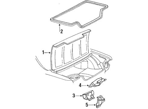 1996 Pontiac Grand Prix Trunk Diagram
