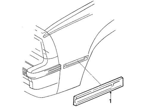 1984 Cadillac Cimarron Front Lamps - Side Marker Lamps Diagram