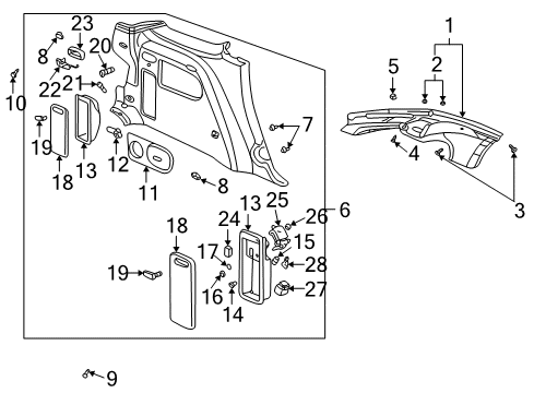 2004 Pontiac Aztek Control Valve Diagram for 88955405