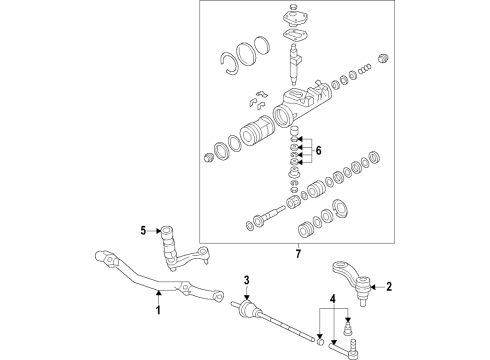2021 GMC Savana 2500 Power Steering Oil Cooler Diagram for 84914239