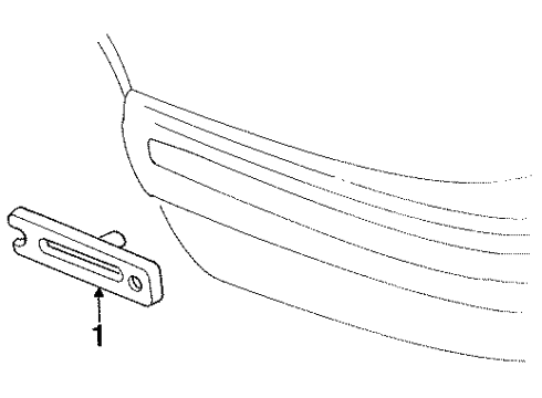 1990 Pontiac Bonneville Side Marker Lamps Diagram