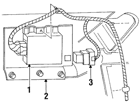 1998 Chevy Monte Carlo Electrical Components Diagram