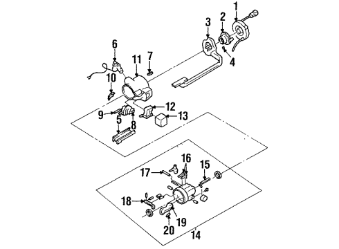 1998 Cadillac DeVille Ignition Lock Diagram