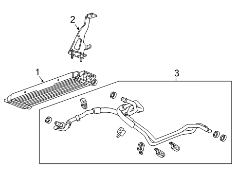 2022 Chevy Camaro Oil Cooler Diagram