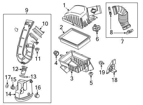 2017 Chevy Sonic Air Intake Diagram