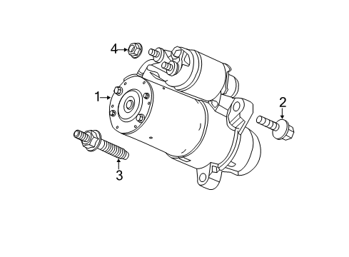 Bolt, Flywheel & Clutch & Converter Housing Diagram for 11588741