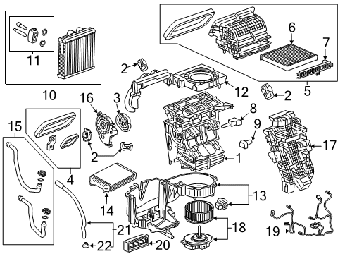 2023 Chevy Blazer Controller Diagram for 85137508