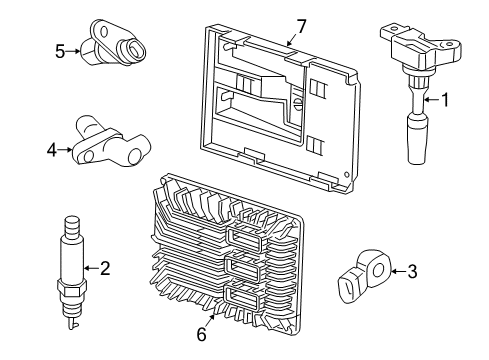 2013 Cadillac ATS Ignition System Diagram