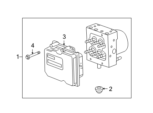 2014 Chevy Camaro ABS Components Diagram