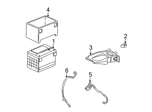 2005 Cadillac Escalade EXT Battery Diagram