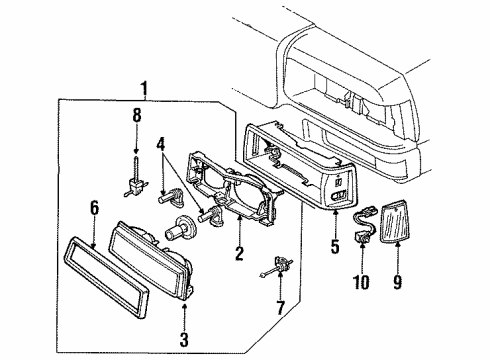 1987 Chevy Caprice Bulbs Diagram