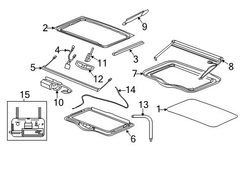 2005 Chevy Colorado Sunroof Diagram