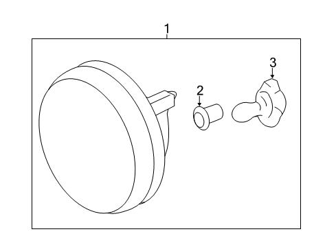 2016 Chevy Silverado 2500 HD Bulbs Diagram
