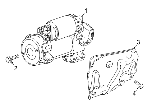 2022 Buick Enclave Starter Diagram