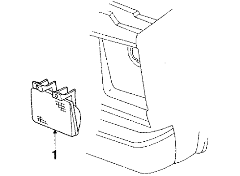 1985 Chevy C20 Suburban Park Lamps Diagram