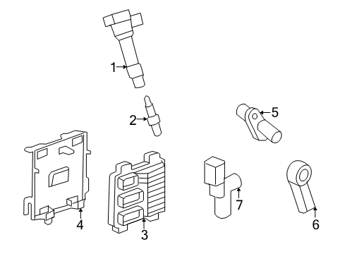 2024 Cadillac XT6 Ignition System Diagram