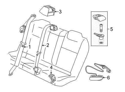 2012 Chevy Caprice Seat Belt Diagram