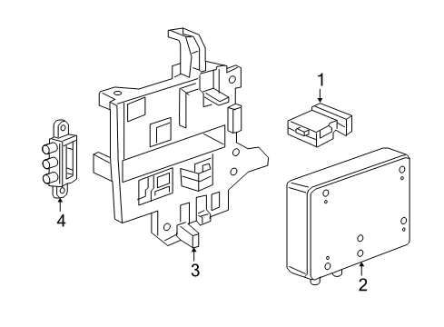 2017 Chevy Volt Communication System Components Diagram
