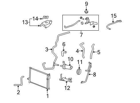 2008 Cadillac STS Intercooler Diagram