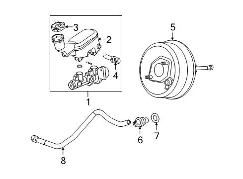 2008 Pontiac G5 Dash Panel Components Diagram