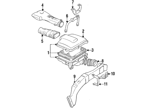 1998 Chevy Tracker Filters Diagram 1 - Thumbnail