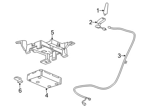 2012 Chevy Express 3500 Communication System Components Diagram