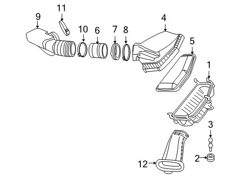 2009 Pontiac G8 Air Intake Diagram