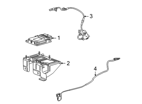 2022 GMC Yukon Electrical Components Diagram