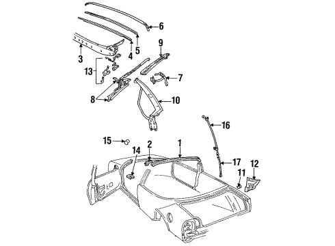1993 Oldsmobile Cutlass Supreme Pump Diagram for 12521734