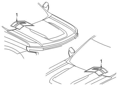2022 Chevy Silverado 1500 Stripe Tape Diagram 3 - Thumbnail