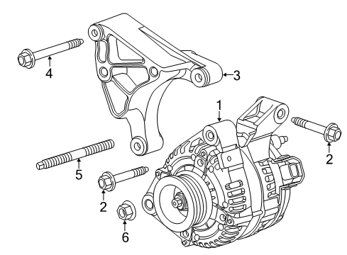 2012 Chevy Camaro Alternator Diagram 2 - Thumbnail