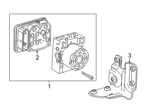 2022 GMC Canyon Anti-Lock Brakes Diagram